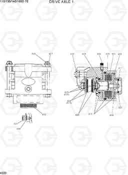 4220 DRIVE AXLE 1 110/130/140/160D-7E, Hyundai