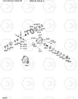 4230 DRIVE AXLE 2 110/130/140/160D-7E, Hyundai