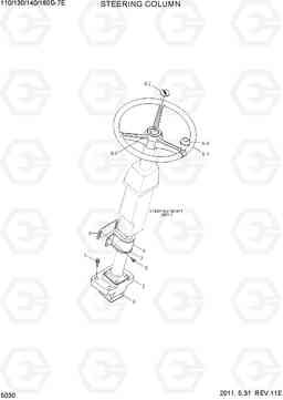 5030 STEERING COLUMN GROUP 110/130/140/160D-7E, Hyundai