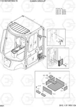 6021 CABIN GROUP 110/130/140/160D-7E, Hyundai