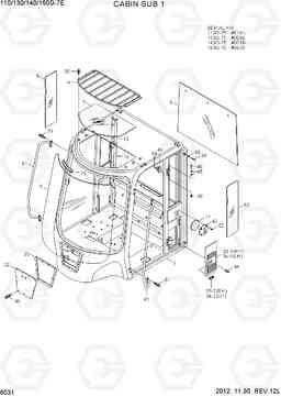 6031 CABIN SUB 1 110/130/140/160D-7E, Hyundai