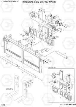 7059 INTEGRAL SIDE SHIFT(V-MAST) 110/130/140/160D-7E, Hyundai