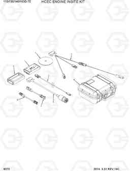 8070 HCEC ENGINE INSITE KIT 110/130/140/160D-7E, Hyundai