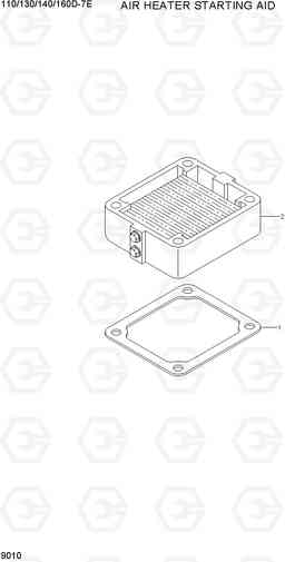 9010 AIR HEATER STARTING AID 110/130/140/160D-7E, Hyundai