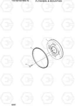 9200 FLYWHEEL & MOUNTING 110/130/140/160D-7E, Hyundai