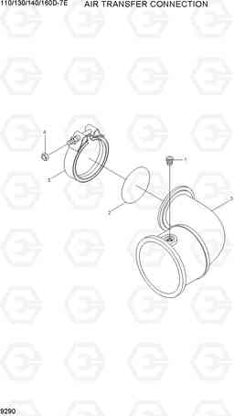 9290 AIR TRANSFER CONNECTION 110/130/140/160D-7E, Hyundai