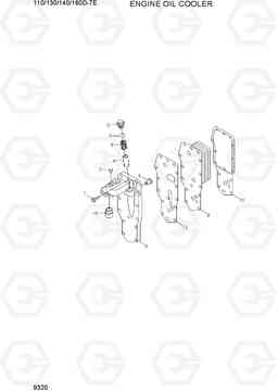 9320 ENGINE OIL COOLER 110/130/140/160D-7E, Hyundai
