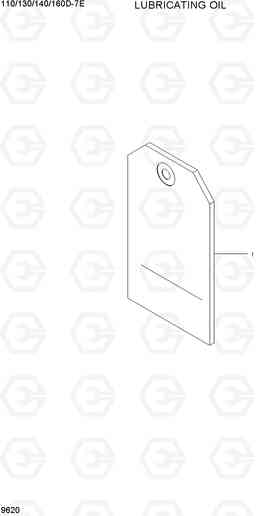 9620 LUBRICATION OIL 110/130/140/160D-7E, Hyundai