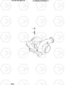 A440 TURBOCHARGER 1 110/130/140/160D-7E, Hyundai