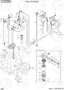 1050 FUEL SYSTEM 110/130/160DF-7, Hyundai