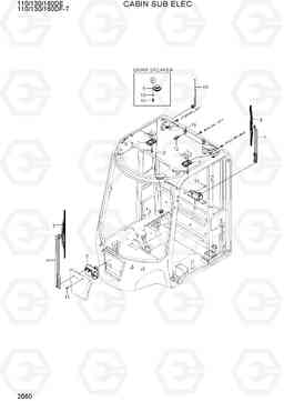 2060 CABIN SUB ELEC 110/130/160DF-7, Hyundai