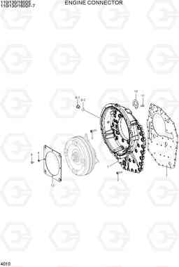 4010 ENGINE CONNECTOR 110/130/160DF-7, Hyundai