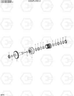 4070 COUPLING 2 110/130/160DF-7, Hyundai