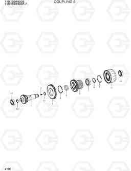 4100 COUPLING 5 110/130/160DF-7, Hyundai