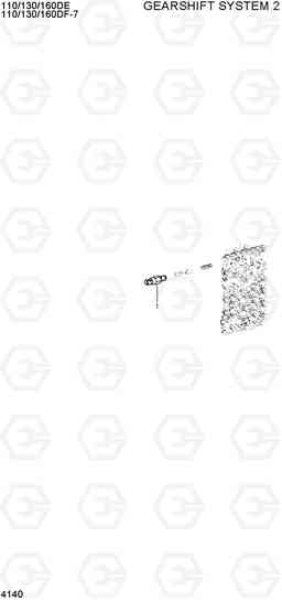 4140 GEARSHIFT SYSTEM 2 110/130/160DF-7, Hyundai