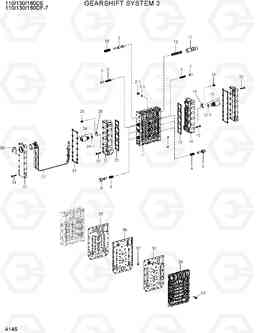 4145 GEARSHIFT SYSTEM 3 110/130/160DF-7, Hyundai