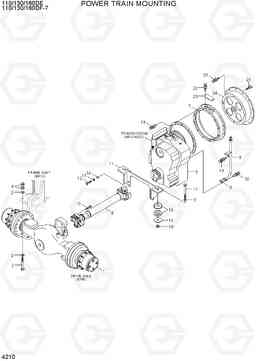 4210 POWER TRAIN MOUNTING 110/130/160DF-7, Hyundai