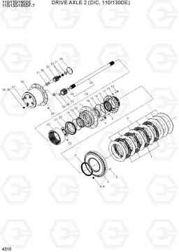 4310 DRIVE AXLE 2 (DIC, 110/130DE) 110/130/160DF-7, Hyundai