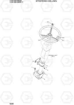 5030 STEERING COLUMN GROUP 110/130/160DF-7, Hyundai