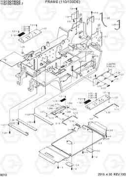 6010 FRAME(110/130DE) 110/130/160DF-7, Hyundai