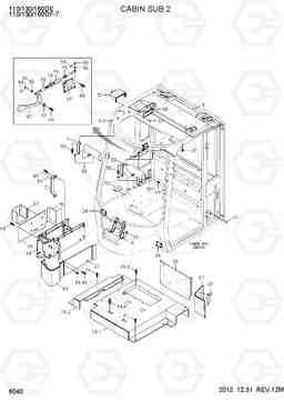 6040 CABIN SUB 2 110/130/160DF-7, Hyundai
