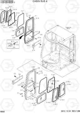 6055 CABIN SUB 4 110/130/160DF-7, Hyundai