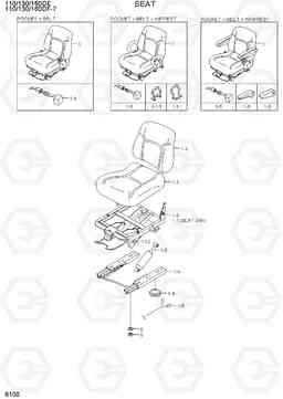 6100 SEAT(OVERHEAD,STD) 110/130/160DF-7, Hyundai