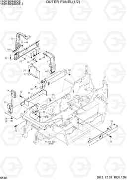 6130 OUTER PANEL(1/2) 110/130/160DF-7, Hyundai