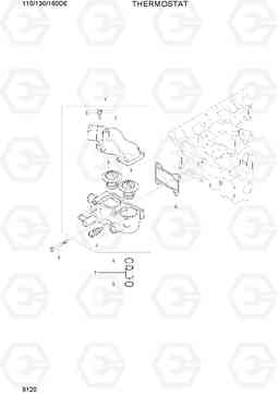 9120 THERMOSTAT 110/130/160DF-7, Hyundai