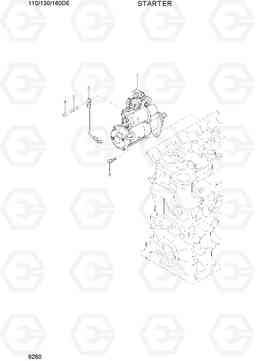 9260 STARTER 110/130/160DF-7, Hyundai