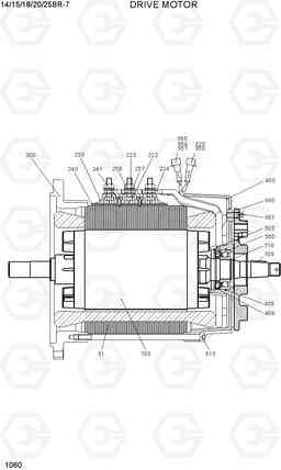 1060 DRIVE MOTOR 14/15/18BR-7, Hyundai