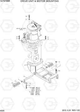 4020 DRIVE UNIT & MOTOR MOUNTING 14/15/18BR-7, Hyundai
