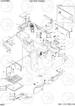 6020 OUTER PANEL 14/15/18BR-7, Hyundai