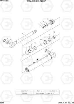 3040 REACH CYLINDER 14/16BRJ-7, Hyundai