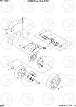 5010 LOAD BRAKE & TIRE 14/16BRJ-7, Hyundai