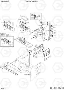 6020 OUTER PANEL 1 14/16BRJ-7, Hyundai