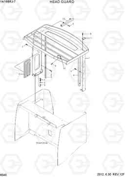 6040 HEAD GUARD 14/16BRJ-7, Hyundai
