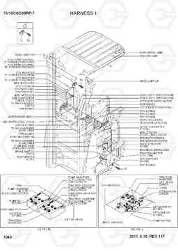 1040 HARNESS 1 15/18/20/23BRP-7, Hyundai