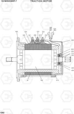 1060 TRACTION MOTOR 15/18/20/23BRP-7, Hyundai