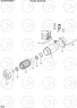 1070 PUMP MOTOR 15/18/20/23BRP-7, Hyundai