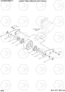 5040 LOAD TIRE GROUP(10.5 INCH) 15/18/20/23BRP-7, Hyundai
