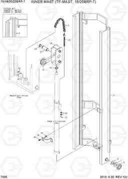 7035 INNER MAST (TF-MAST, 18/20BRP-7) 15/18/20/23BRP-7, Hyundai