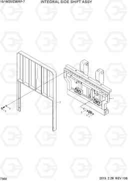 7300 INTEGRAL SIDE SHIFT ASSY 15/18/20/23BRP-7, Hyundai