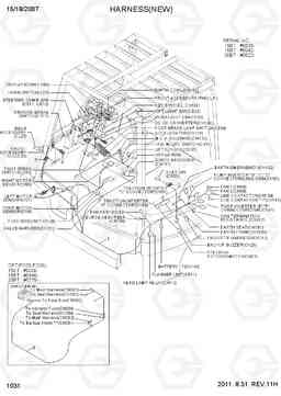 1031 HARNESS(NEW) 15/18/20BT-7, Hyundai