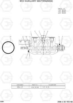 3081 MCV AUXILIARY SECTION(NEW) 15/18/20BT-7, Hyundai