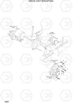 4020 DRIVE UNIT MOUNTING 15/18/20BT-7, Hyundai