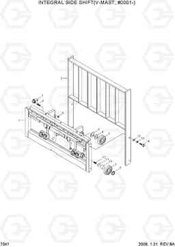 7041 INTEGRAL SIDE SHIFT (V-MAST) 15/18/20BT-7, Hyundai