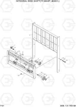 7151 INTEGRAL SIDE SHIFT (TF-MAST) 15/18/20BT-7, Hyundai