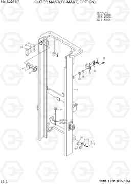 7210 OUTER MAST (TS-MAST) 15/18/20BT-7, Hyundai