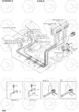 1040 CABLE 15/18/20BT-9, Hyundai